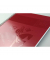 Collegeblock 734451280 Premium, Lineatur 28 / kariert mit Rand innen/außen, A4, 90g, rot, 80 Blatt