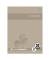Collegeblock 734451305 Premium, Lineatur 30 / blanko, A4, 90g, beige, 80 Blatt
