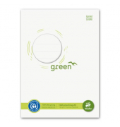 Heftschoner - A5, 150 g, naturweiß, Recycling