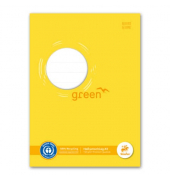 Heftschoner - A5, 150 g, gelb, Recycling
