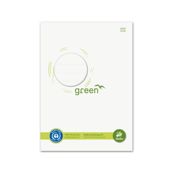 4006050077975 - Heftschoner - A4 150 g naturweiß Recycling 4006050077975 10 Stück