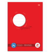 Heftschoner - A4, 150 g, rot, Recycling