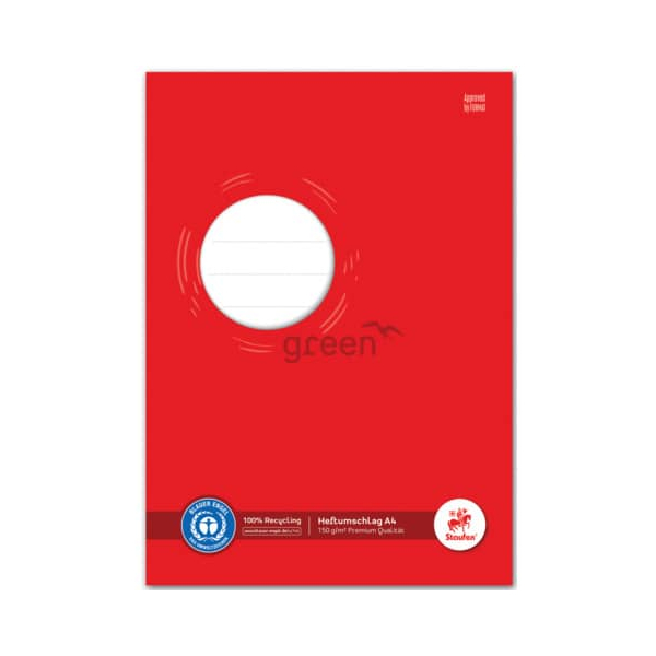 4006050078101 - Heftschoner - A4 150 g rot Recycling 4006050078101 10 Stück
