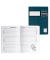 Hausaufgabenheft 734010254 Premium, Lineatur SL / Schreiblern-Lineatur / 2 Spalten, A5, 90g, blau, 48 Blatt / 96 Seiten