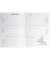 Hausaufgabenheft 734010254 Premium, Lineatur SL / Schreiblern-Lineatur / 2 Spalten, A5, 90g, blau, 48 Blatt / 96 Seiten