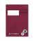 Schulheft 734010338 Premium, Lineatur 38 / kariert, A4, 90g, weinrot, 16 Blatt / 32 Seiten