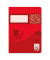 Schulheft 734010607 Premium, Lineatur 7 / kariert, A5, 90g, rot, 32 Blatt / 64 Seiten