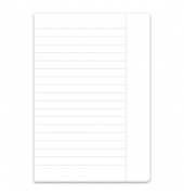 Schulheft 734010609 Premium, Lineatur 9 / liniert mit wei&szlig;em Rand / keine, A5, 90g, blau, 32 Blatt / 64 Seiten