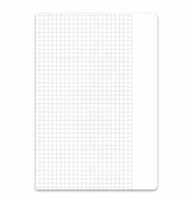 Schulheft 734010610 Premium, Lineatur 10 / kariert mit wei&szlig;em Rand / keine, A5, 90g, grau, 32 Blatt / 64 Seiten