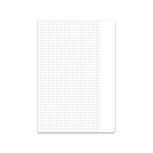 2 Stück Staufen Schulheft 734010610 Premium, Lineatur 10 / kariert mit weißem Rand / keine, A5, 90g, grau, 32 Blatt / 64 Seiten 4006050106101 St