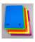 Schulheft 734014422 PREMIUM Academy, Lineatur 22 / kariert, A4, 80g, farbig sortiert, 40 Blatt / 80 Seiten