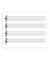 Notenheft 734017514 Premium, Lineatur 14 / Notenlinien, A5 quer, 90g, weinrot, 8 Blatt / 16 Seiten