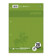 Ringbucheinlagen 734033120 PREMIUM Top-90, blanko, A4, 90g, 4-fach-Lochung