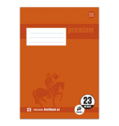 Briefblock PREMIUM LIN 23 - A4, 90 g/qm, 50 Blatt, rautiert