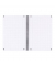 Collegeblock 400121613 touch, Lineatur 28 / kariert mit Rand innen/außen, B5, 90g, schwarz, 80 Blatt