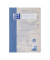 Schulheft 400159481 Recycling, Lineatur 27 / liniert mit Rand innen/außen, A4, 90g, blau, 16 Blatt / 32 Seiten
