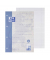Briefblock 400159592 Recycling, ohne, Lineatur 21 / liniert, A4, 90g, blau, 50 Blatt