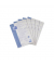 Briefblock 400159592 Recycling, ohne, Lineatur 21 / liniert, A4, 90g, blau, 50 Blatt