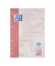 Briefblock 400159594 Recycling, ohne, Lineatur 22 / kariert, A4, 90g, rot, 50 Blatt