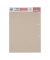 Briefblock 400159594 Recycling, ohne, Lineatur 22 / kariert, A4, 90g, rot, 50 Blatt