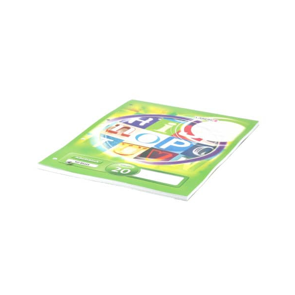 10 Stück Landre Arbeitsblätterblock 100050448, blanko, A4, 80g, grün, 50 Blatt 4006144574601 Landre