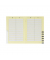 Wörterheft 100059868, Lineatur W2 / Schreiblern-Lineatur / 2 Spalten, A5, 90g, grün, 28 Blatt / 56 Seiten