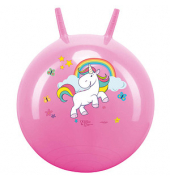 Hüpfball Einhorn rosa