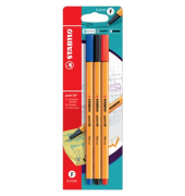 Fineliner-Set point 88, B-10213-10, orange, wei&szlig;e Streifen (Schreibfarbe: 3-farbig sortiert), 0,4mm