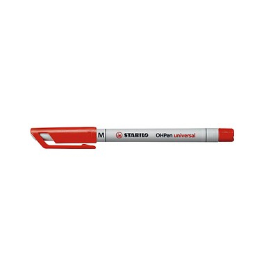 Folienstift OHPen universal, 853/40, rot, 1mm, Rundspitze