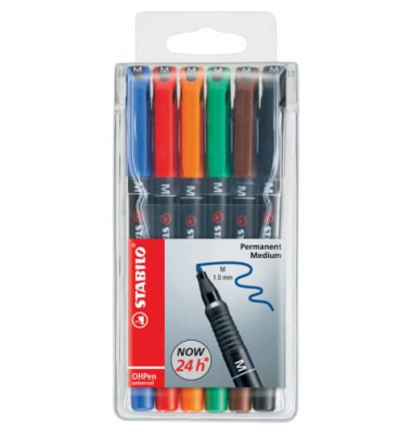 STABILO PEN 843/6/perman./M