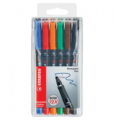 STABILO PEN 842/6/perman./F