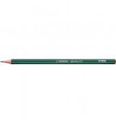 Bleistift STABILO Othello, 282, Härte 3B, 2,2mm-3,0mm, dunkelgrün mit hellgrünen Kantenstreifen