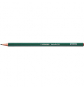 Bleistift STABILO Othello, 282, H&auml;rte 3H, 2,2mm-3mm, dunkelgr&uuml;n mit hellgr&uuml;nen Kantenstreifen