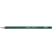 Bleistift STABILO Othello, 282, dunkelgrün mit hellgrünen Kantenstreifen, 2,2mm-3,0mm, 4B