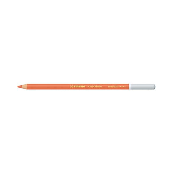 12 Stück Stabilo Pastellfarbstift STABILO CarbOthello, 1400/675, rotocker, rund 4006381332132 Stabilo