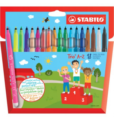 STABILO TRIO 378/1-18-01 A-Z