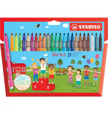 STABILO TRIO 378/1-24-01 A-Z