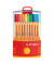 Fineliner-Set point 88, 8820-031, orange, wei&szlig;e Streifen (Schreibfarbe: 20-farbig sortiert), 0,4mm