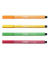 Filzstifte-Set Pen 68 Mini Etui, 668/12, farbig sortiert, sechskant, Packung