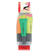 Textmarker STABILO Neon, 72/5-1, Etui, gelb, 2-5mm Keilspitze