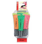 Textmarker STABILO Neon, 72/8-2, Etui, 4-farbig sortiert, 2-5mm Keilspitze