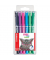 Fineliner Sensor 6er Etui, sortiert (schwarz, türkis, grün, hellgrün, pink, lila) Colortangle