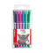 Fineliner Sensor 6er Etui, sortiert (schwarz, türkis, grün, hellgrün, pink, lila) Colortangle