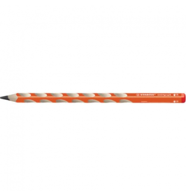 Bleistift EASYgraph, 322/03-B, H&auml;rte B, 3,15mm, orange