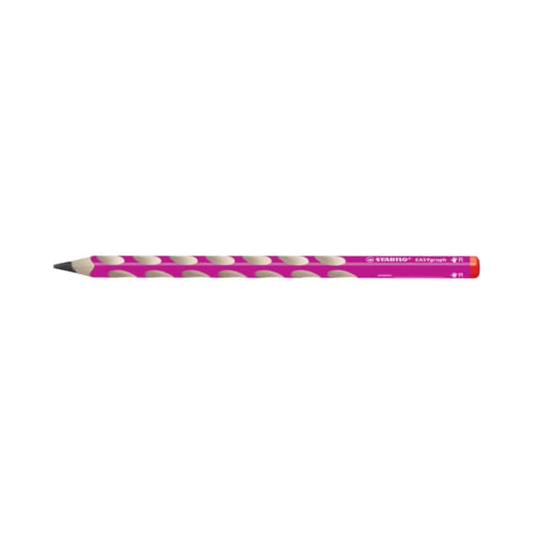 12 Stück Stabilo Bleistift EASYgraph, 322/01-2B, Härte 2B, 3,15mm, pink 4006381498111 Stabilo