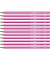 Bleistift STABILO Trio, 369/01-HB, pink mit weißen Kantenstreifen, 2,2mm, HB