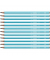 Bleistift STABILO Trio, 369/02-HB, blau mit weißen Kantenstreifen, 2,2mm, HB