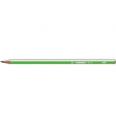 Bleistift STABILO Trio, 369/04-HB, grün mit weißen Kantenstreifen, 2,2mm, HB