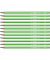 Bleistift STABILO Trio, 369/04-HB, grün mit weißen Kantenstreifen, 2,2mm, HB