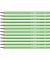 Bleistift STABILO Trio, 369/04-2B, grün mit weißen Kantenstreifen, 2,2mm, 2B